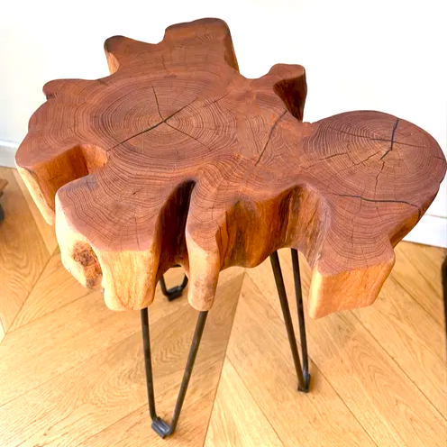 Drewniany stolik hand made